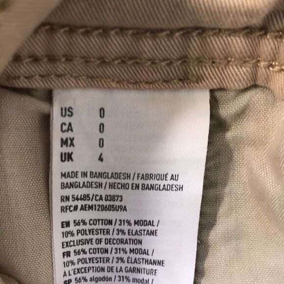 American Eagle Super Stretch Shorts Women’s Size 0 - Picture 4 of 4